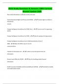D333 Study Questions & Answers 100&percnt; Correct&vert; Newest Update 2025