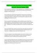 D333 Test Study Questions & Answers 100&percnt; Correct&vert; Newest Update 2025