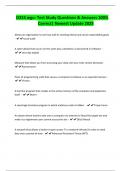 D333 wgu- Test Study Questions & Answers 100&percnt; Correct&vert; Newest Update 2025