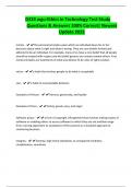 D333 wgu-Ethics in Technology Test Study Questions & Answers 100&percnt; Correct&vert; Newest Update 2025