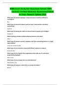D386 Exam Study Set&ndash;Questions Solved 100&percnt; Correct&vert; Verified Solutions Guaranteed Rated A&plus; Pass- Newest Update 2025