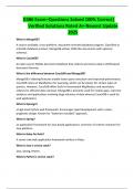 D386 Exam&ndash;Questions Solved 100&percnt; Correct&vert; Verified Solutions Rated A&plus;-Newest Update 2025
