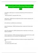 D386 Study Guide exam&ndash;Questions Solved 100&percnt; Correct&vert; Verified Solutions-Newest Update 2025