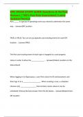 EPIC OR350 STUDY GUIDE Questions & Verified Answers &vert; 100&percnt; Pass Rate Guaranteed &vert; Latest Updated Version
