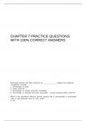 Chapter 7 Practice Questions