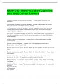 GRMN 2301 Midterm 2 Exam Questions with 100&percnt; Correct Answers 