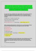 NGN HESI RN 2024 EXIT EXAM&sol; COMPLETE 130 ACTUAL EXAM QUESTIONS AND 100&percnt; CORRECT VERIFIED ANSWERS&sol; GRADED A&plus;