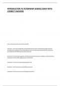 veterinary science