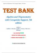 Test Bank for Algebra and Trigonometry with Corequisite Support 5th Edition by Judith A&period; Beecher&comma; All Chapters