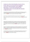 NURS 6512 ADVANCED PHARMACOLOGY FINAL EXAM  2024 ACTUAL EXAM EACH VERSION CONTAINS 240 QUESTIONS AND CORRECT DETAILED ANSWERS&sol;ADVANCED HEALTH ASSESSMENT FINAL EXAM&vert;ALREADY GRADED A&plus;&vert;&vert;BRAND NEW&excl;&excl;  