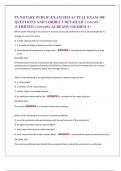 PA NOTARY PUBLIC EXAM 2024 ACTUAL EXAM 300  QUESTIONS AND CORRECT DETAILED ANSWERS &lpar;VERIFIED ANSWERS&rpar; &vert;ALREADY GRADED A&plus;  