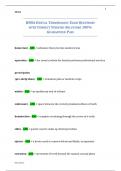 HOSA DENTAL TERMINOLOGY EXAM QUESTIONS WITH CORRECT VERIFIED SOLUTIONS 100&percnt; GUARANTEED PASS
