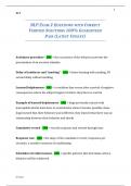BLP EXAM 2 QUESTIONS WITH CORRECT VERIFIED SOLUTIONS 100&percnt; GUARANTEED PASS &lpar;LATEST UPDATE&rpar;