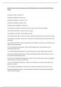 Health and Social Care Exam Questions with Verified Solutions Latest Version &lpar;2024-2025&rpar; Already Passed 
