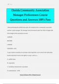 FL CAM Bundled Exams Questions and Answers 100&percnt; Pass&comma; Guaranteed