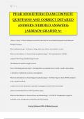 PHAR 100 MIDTERM EXAM COMPLETE QUESTIONS AND CORRECT DETAILED ANSWERS &lpar;VERIFIED ANSWERS&rpar; &vert;ALREADY GRADED A&plus;