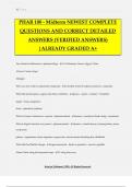 PHAR 100 - Midterm NEWEST COMPLETE QUESTIONS AND CORRECT DETAILED ANSWERS &lpar;VERIFIED ANSWERS&rpar; &vert;ALREADY GRADED A&plus;