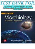 TEST BANK FOR&colon; Microbiology&colon; A Systems Approach 7th Edition By Marjorie Kelly Cowan&semi; Heidi Smith &lpar;Author&rpar;  Latest Version&period; 