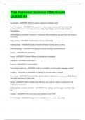 TSA Forensic Science 2025 Exam Graded A&plus;
