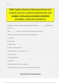 MSSC Quality Practices & Measurement Exam Test NEWEST ACTUAL COMPLETE QUESTIONS AND CORRECT DETAILED ANSWERS &lpar;VERIFIED ANSWERS&rpar; &vert;ALREADY GRADED A&plus;
