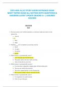 2025 HESI A2&comma;V2 STUDY GUIDE ENTRANCE EXAM MOST TESTED EXAM ALL SECTION WITH QUESTIONS & ANSWERS LATEST UPDATE GRADED A&plus; &vert; ASSURED SUCCESS