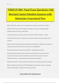 NIMS-IS 200&period;c Final Exam Questions with Revised Correct Detailed Answers with Rationales Guaranteed Pass