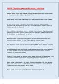 NAS 2 Chemistry exam with correct solutions&period;
