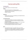 Samenvatting RZL 1