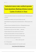 Industrial storm water certified operator Exam Questions Marking Scheme Current Update &lpar;Verified A&plus; Pass&rpar;