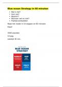 Blue ocean strategie in 60 minuten maken - hoe&comma; wanneer&comma; waarom&comma; praktijkvoorbeelden - leestijd 30 min&period;