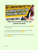 NEIEP 120&sol;130 Multi&sol; 49 Quizzes with Definitive Solutions&period;