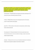 ULTIMATE PRAXIS 5331 SPEECH PATHOLOGY EXAM&vert; ALL WITH DETAILED AND VERIFIED QUESTIONS WITH 100&percnt; CORRECT ANSWERS&vert; LATETS 2025 UPDATE&vert; 100&percnt; GUARANTEED PASS