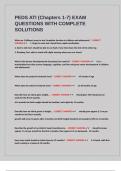 PEDS ATI &lpar;Chapters 1-7&rpar; EXAM QUESTIONS WITH COMPLETE SOLUTIONS 