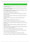 RDA Texas exam questions and answers