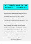 CCMP Bundled  Exams Questions and Answers 100&percnt; Pass &vert;Verified and Updated 