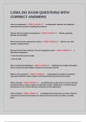 LOMA 291 EXAM QUESTIONS WITH CORRECT ANSWERS