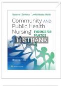 Test Bank for Community and Public Health Nursing&colon; Evidence for Practice&comma; 4th Edition by DeMarco & Walsh &vert; Complete Chapters 1&ndash;25 with Verified Answers &ndash; Instant Download 2025&sol;2026
