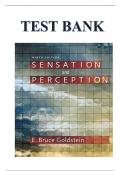 Test Bank For Sensation and Perception&comma;10th Edition By Goldstein&comma; Cacciamani &vert; All Chapters &lpar;1-15&rpar; &vert; Updated & Latest A&plus;