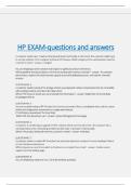 HP EXAM-questions and answers