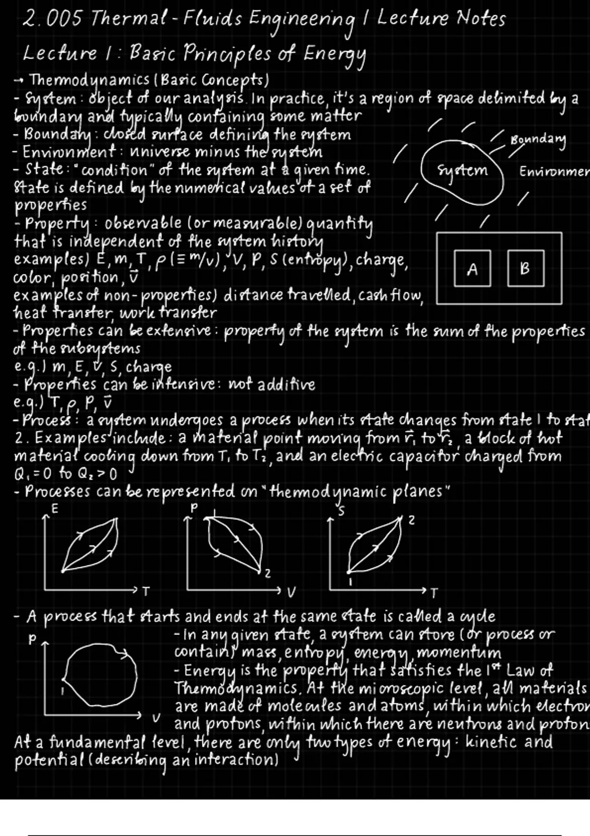 Thermal Fluids Math 2.005 Thermal-Fluids Engineering 1 Lecture Notes - 2.005 (2.005 ...