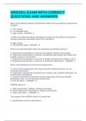 SWE201c EXAM WITH CORRECT QUESTIONS AND ANSWERS