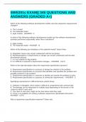 SWE201c EXAM PACKAGE DEAL &lpar;BUNDLE&rpar;QUESTIONS AND ANSWERS 100&percnt; CORRECT&excl;&excl;