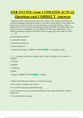 GEB 3213 FSU exam 3 UPDATED ACTUAL  Questions and CORRECT Answers