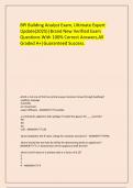  BPI Building Analyst Exam&comma; Ultimate Expert Update&lpar;2025&rpar;&vert;Brand New Verified Exam Questions With 100&percnt; Correct Answers&comma;All Graded A&plus;&vert;Guaranteed Success&period;