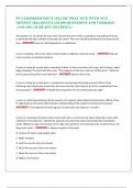 PN COMPREHENSIVE ONLINE PRACTICE WITH NGN  NEWEST 2024-2025 EXAM 200 QUESTIONS AND VERIFIED ANSWERS&rpar; &vert;ALREADY GRADED A&plus;  
