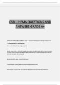 CSBI &ndash; HFMA QUESTIONS AND ANSWERS GRADE A&plus;