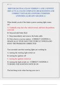 DRIVER ED FINAL EXAM VERSION 1 AND 2 NEWEST  2025 ACTUAL EXAM COMPLETE 200 QUESTIONS AND  CORRECT DETAILED ANSWERS &lpar;VERIFIED  ANSWERS&rpar; &vert;ALREADY GRADED A&plus;