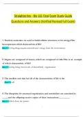 BIO 101 Straighterline Final Exam Questions And Answers Latest Updated 2024 &lpar;100&percnt; VERIFIED&rpar;