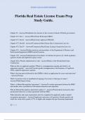 Florida Real Estate License Exam Prep Study Guide&period;