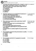 NURS 676 Advanced Pharmacology Midterm Exam &lpar;WCU&rpar; Question And Answers 2024&sol;2025&period;